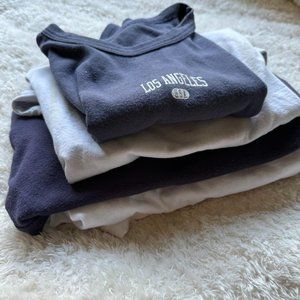 brandy melville t-shirt bundle (all one size) original price for ALL: $86